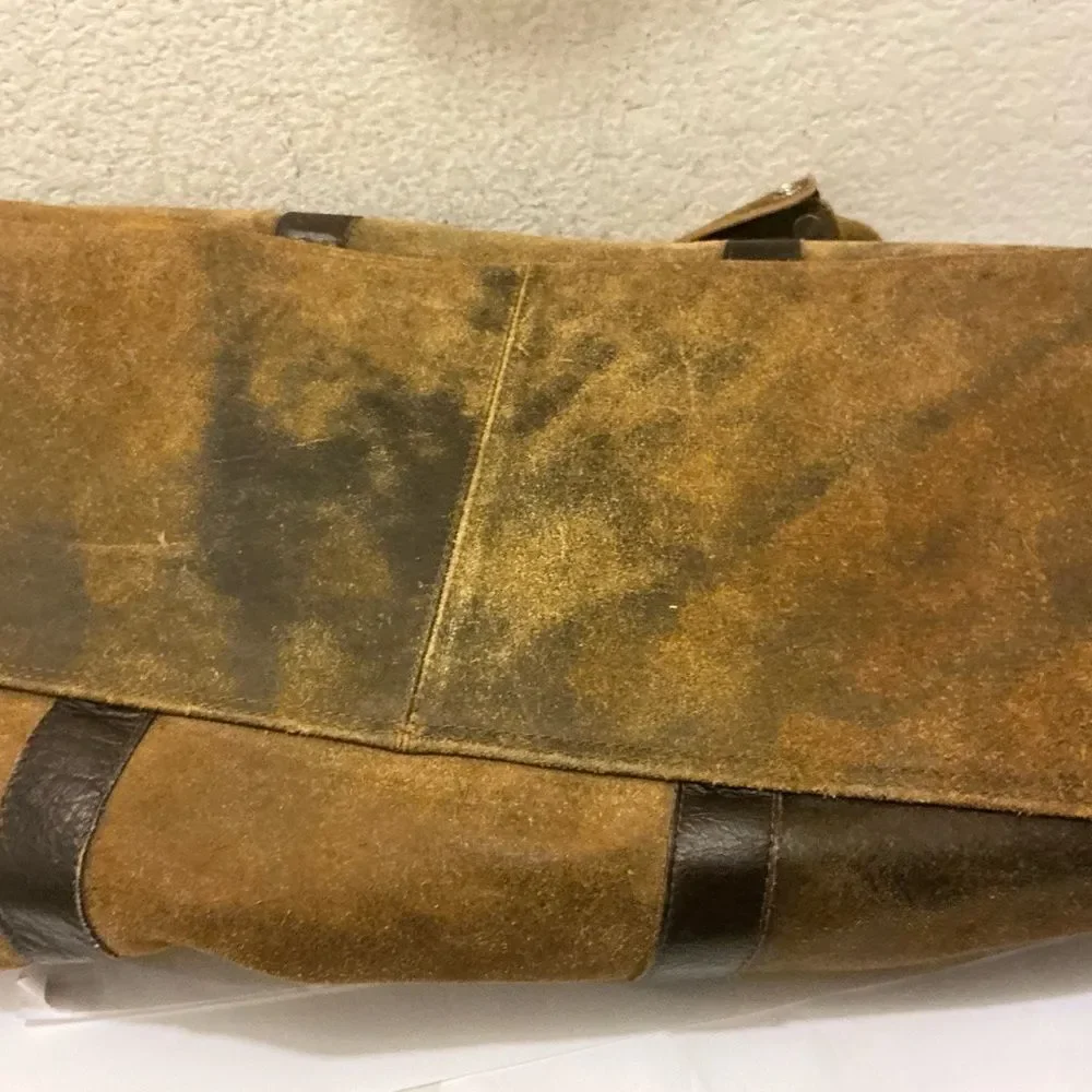 Set o mò ENMON Canvas duffle & travel kit with Brown Leather Trim